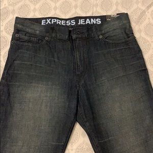 Express Kingston Low Rise Boot Cut Jeans 36x32 NWT